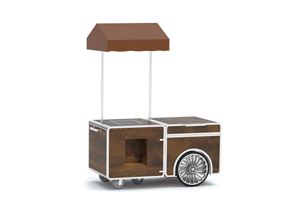 Drinks display cart