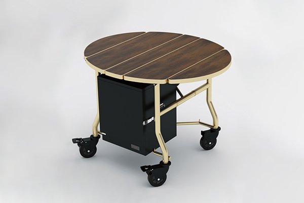Room service trolley suppliers foldable food trolley
