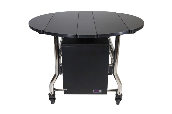 Fully Foldable Hotel Room Food Service Trolley