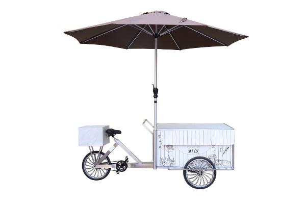 Outdoor hotel banquet coffee bike multifunctional display car