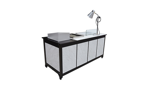 commercial buffet equipment  electric fryer stations  live cooking stations buffet table