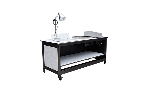 commercial buffet equipment  electric fryer stations  live cooking stations buffet table
