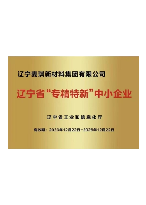 辽宁省专精特新中小企业