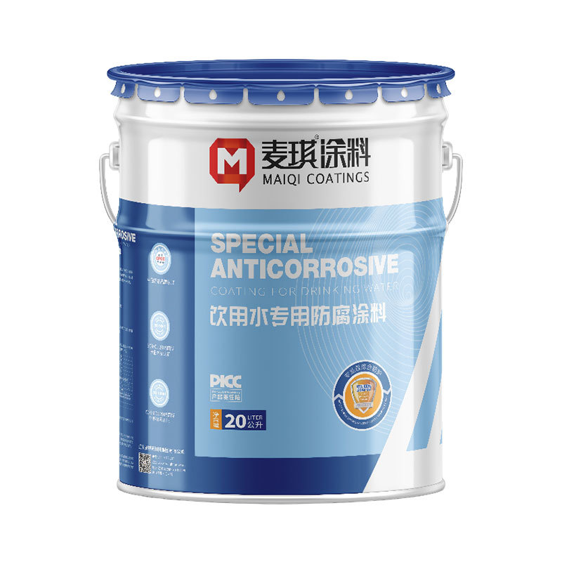 Drinking water dedicated anticorrosion coating