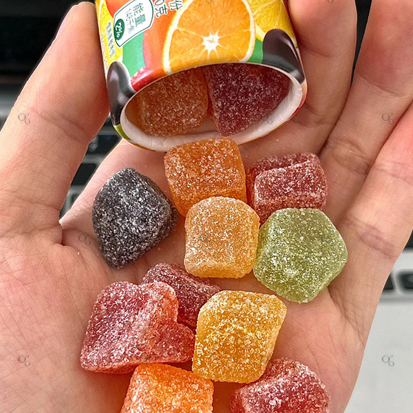 Sugar coated gummy