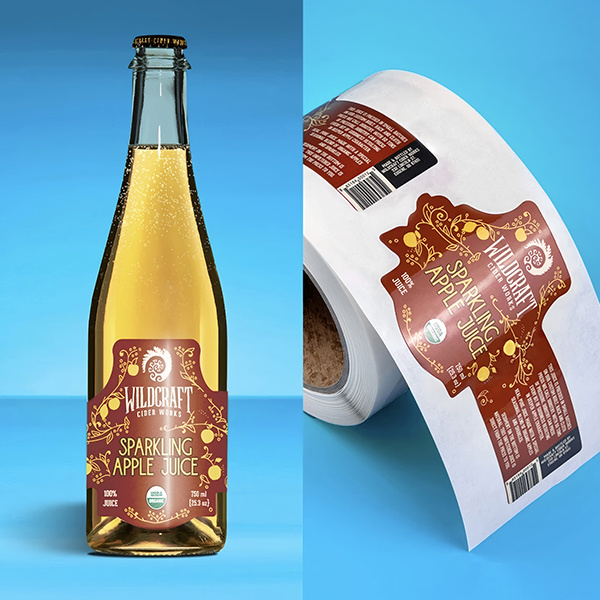Grass Juicebottle labeling