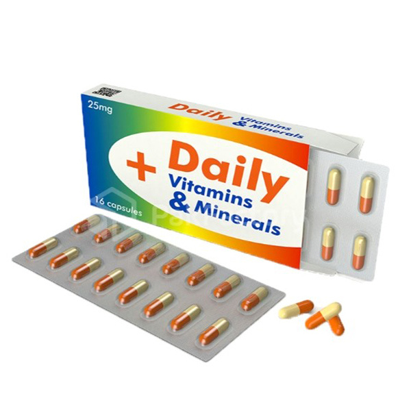 Capsule blister packing box