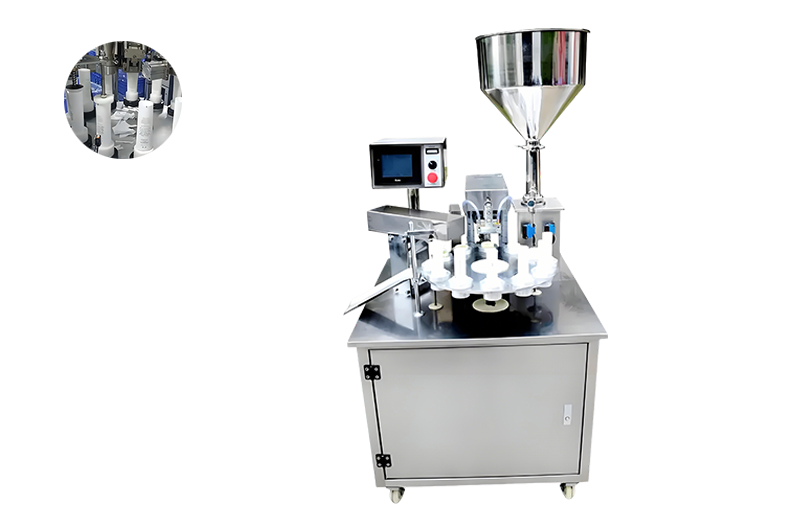 semi-tube filling and sealing machine
