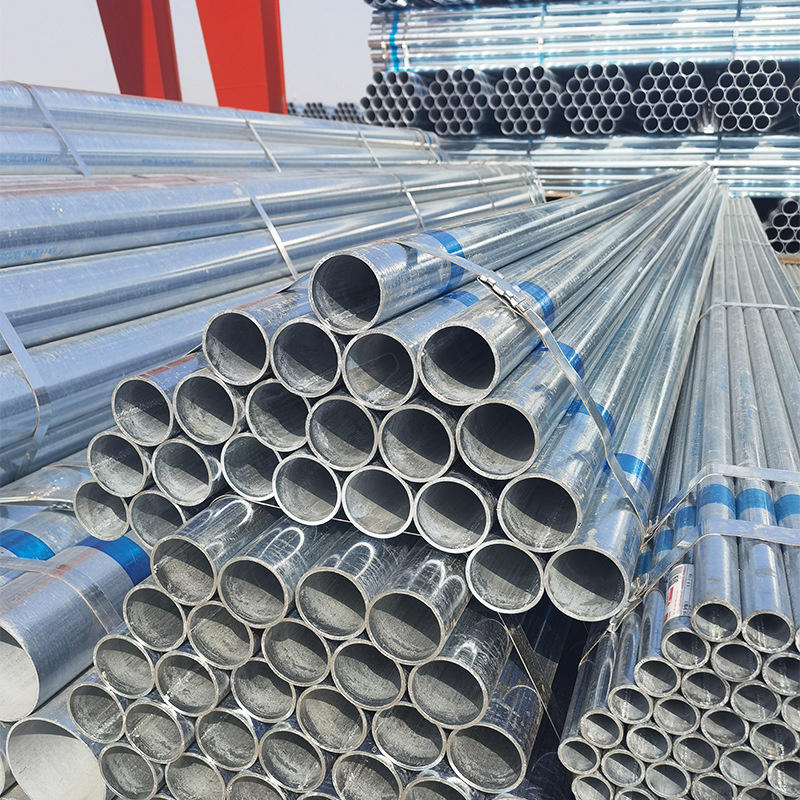 Galvanized seamless pipe