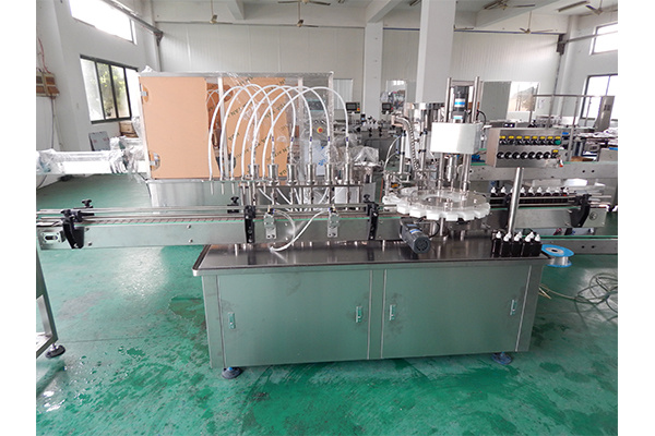 Filling and Screw (Crimping) Capping Machine for Flat Bottles
