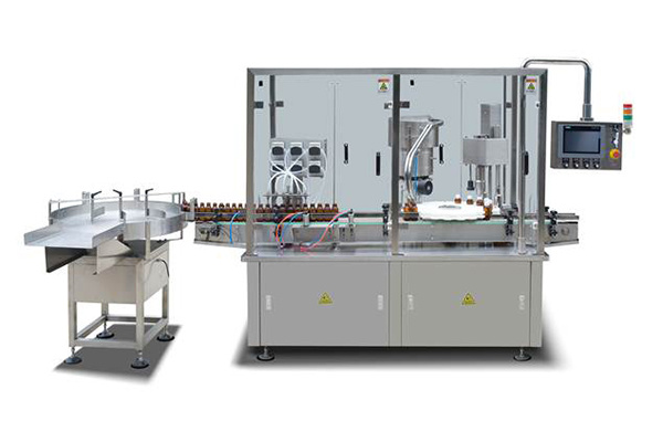 Filling and Screw (Crimping) Capping Machine with 6 Pristaltic Pumps