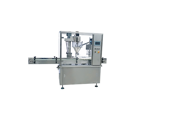 Single Nozzle Powder Dosing and Capping Machine