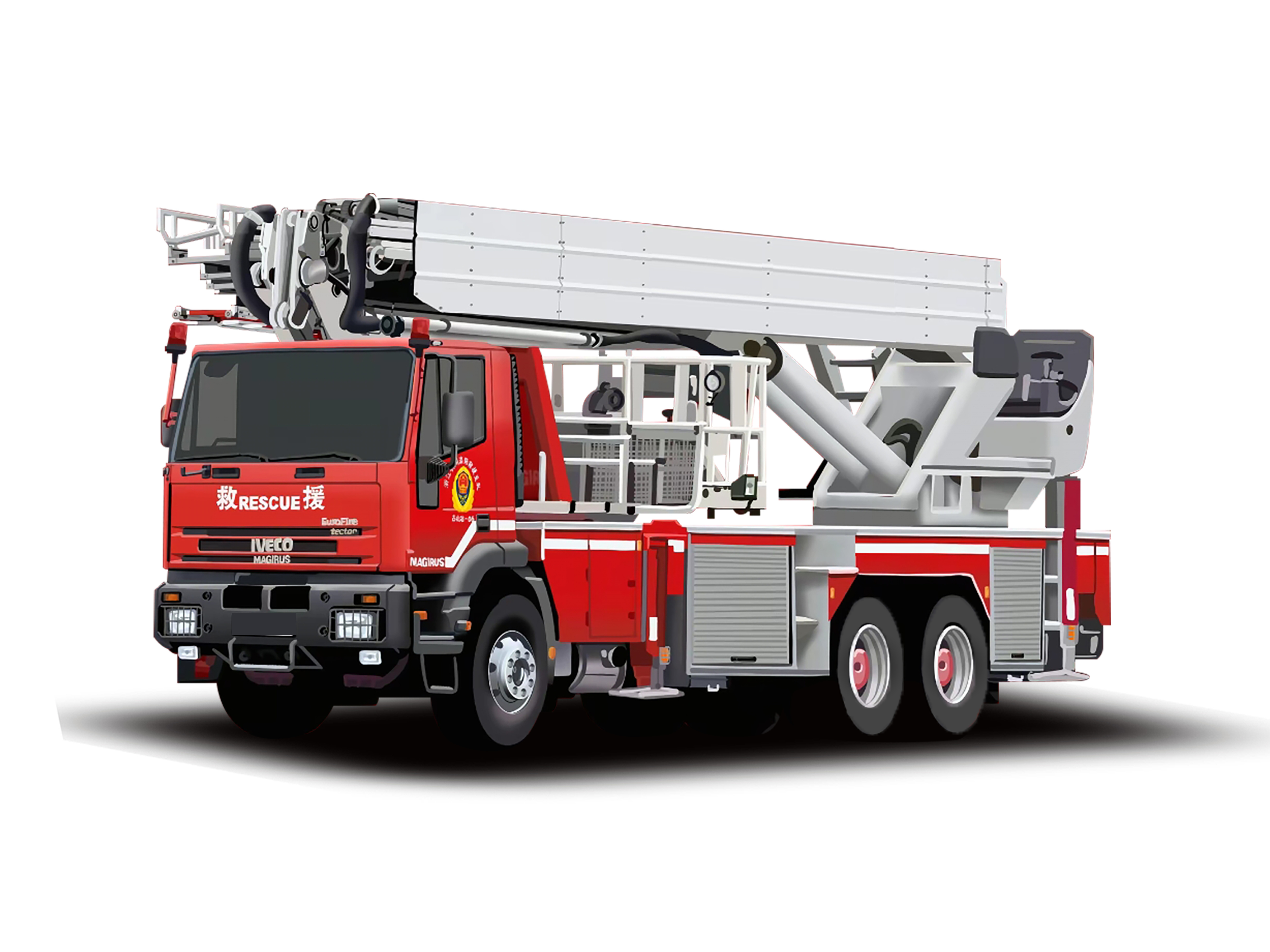 DG34M登高平台消防车