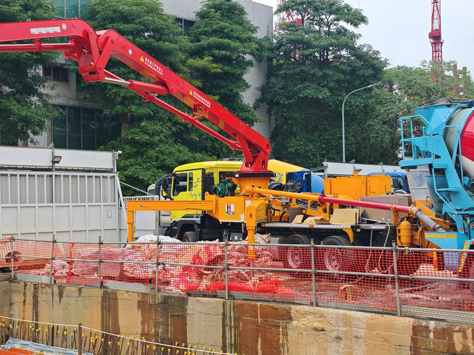 九合泵车国外施工现场
