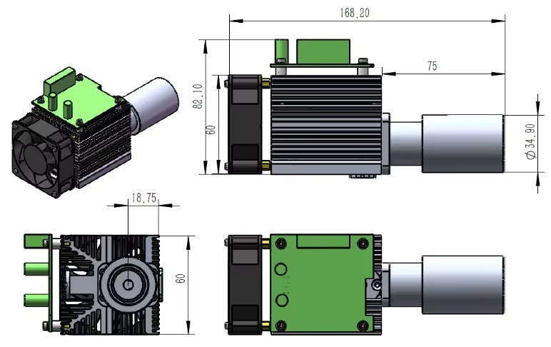 2W MINI端泵激光器