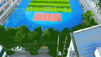 深圳學(xué)校CS碳構(gòu)水性跑道