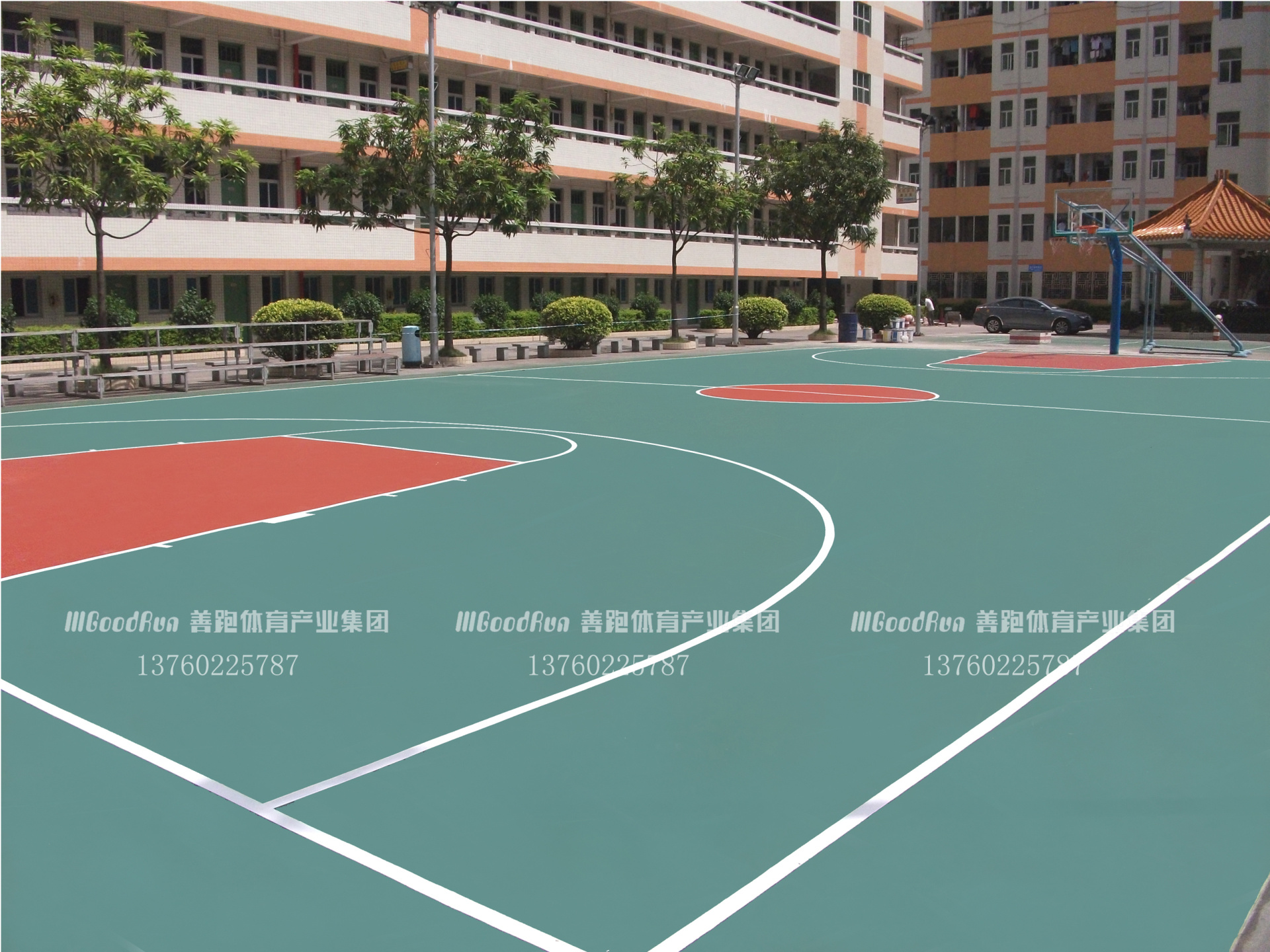 深圳硅PU籃球場(chǎng)施工,專業(yè)施工隊(duì)伍