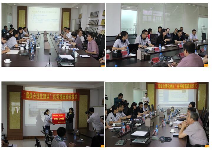  Han Hua Electric Fitting Union wins first prize in Liaoning Provincial Federation of Trade Unions' rationalization suggestion selection 