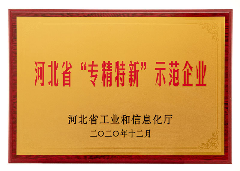河北省“專精特新”示范企業(yè) 河北省“專精特新”示范企業(yè)