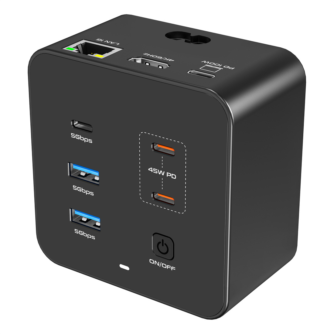 145W Power Hub Docking Station WH7001