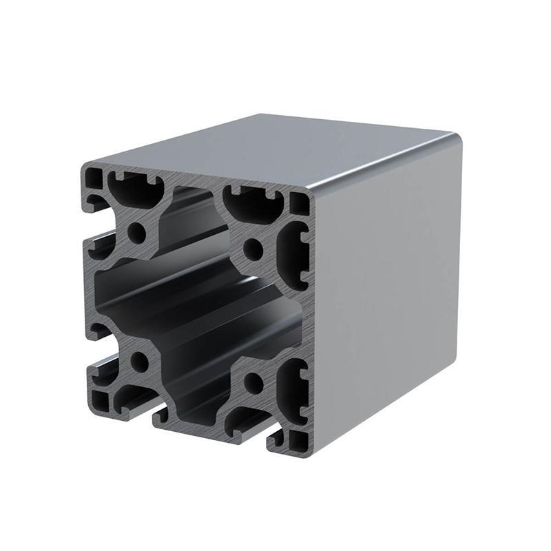 Perfiles de extrusión de aluminio industrial extruido anodizado OEM con varias aleaciones de aluminio