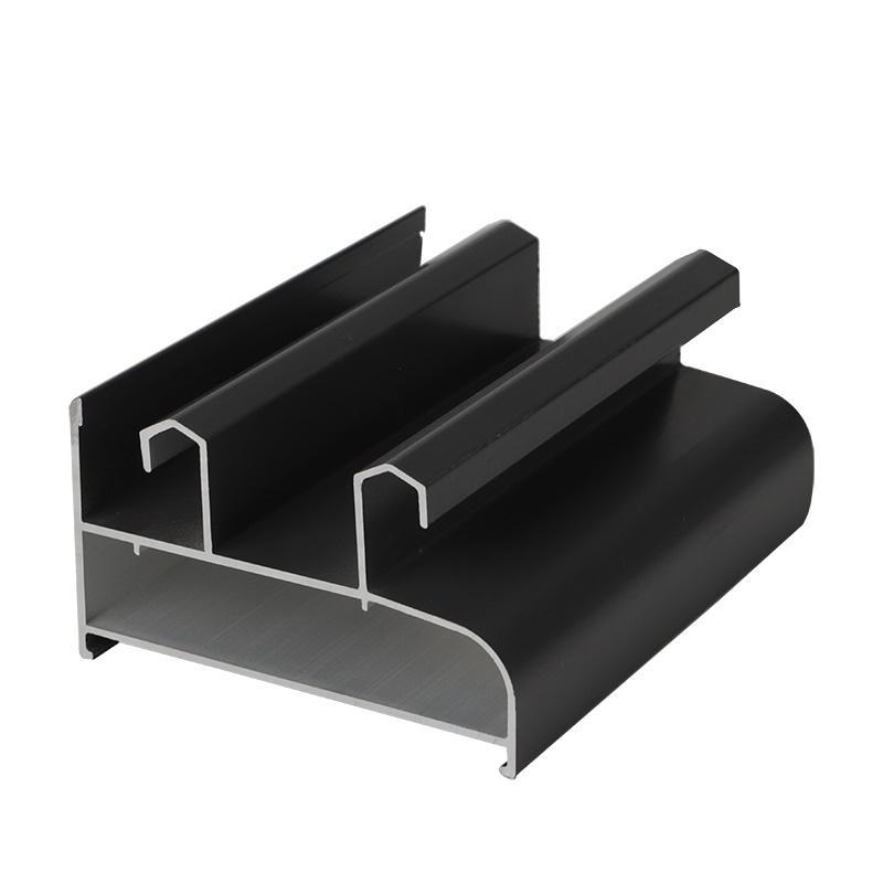 Perfiles de aluminio decorativos para ventanas y puertas de aluminio anodizado OEM de fábrica