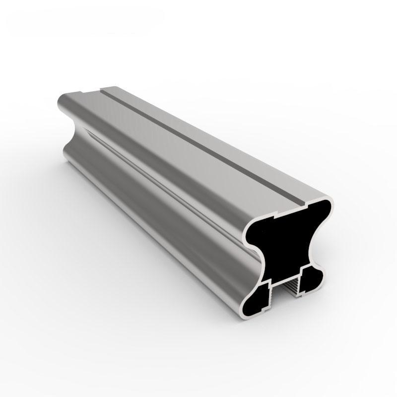 Perfil de aluminio de aluminio para ventanas de puertas de armarios con puertas enrollables de color personalizado
