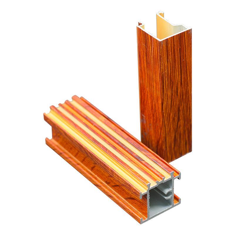 Sección de perfil de extrusión de aluminio para ventanas y puertas