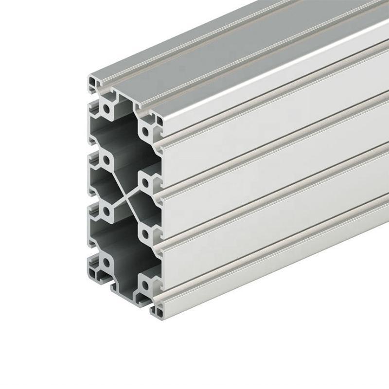 Perfil industrial de extrusión de aleación de aluminio 6063-T5 personalizado de fábrica
