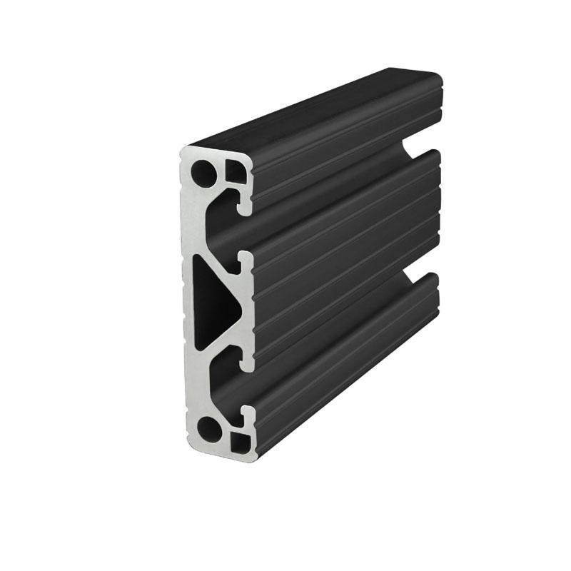 Perfil ranurado en T liso de aluminio extruido personalizado