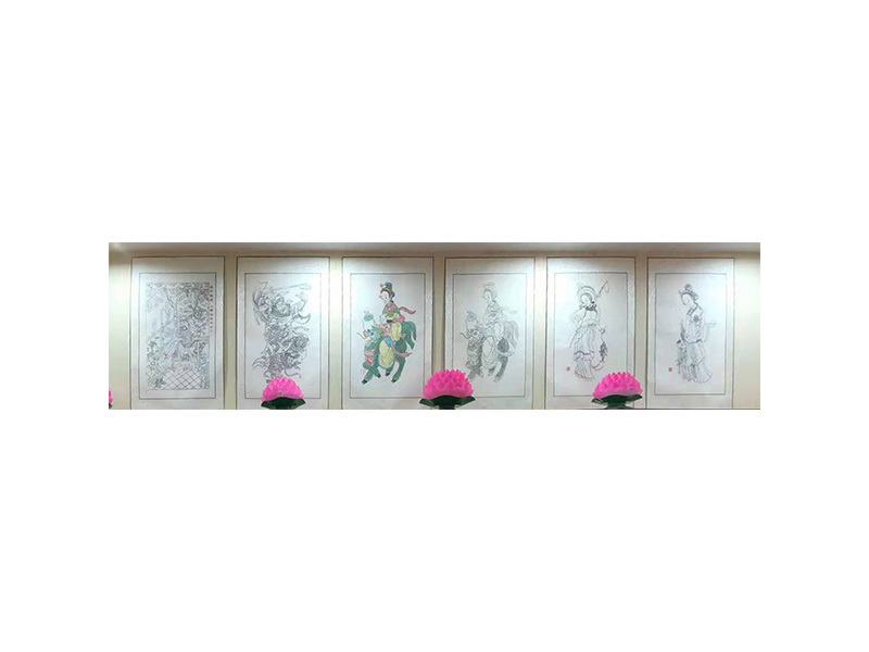 木版画の年賀絵