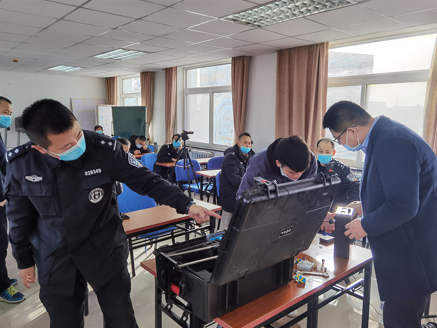 大兴分局静音电钻培训现场