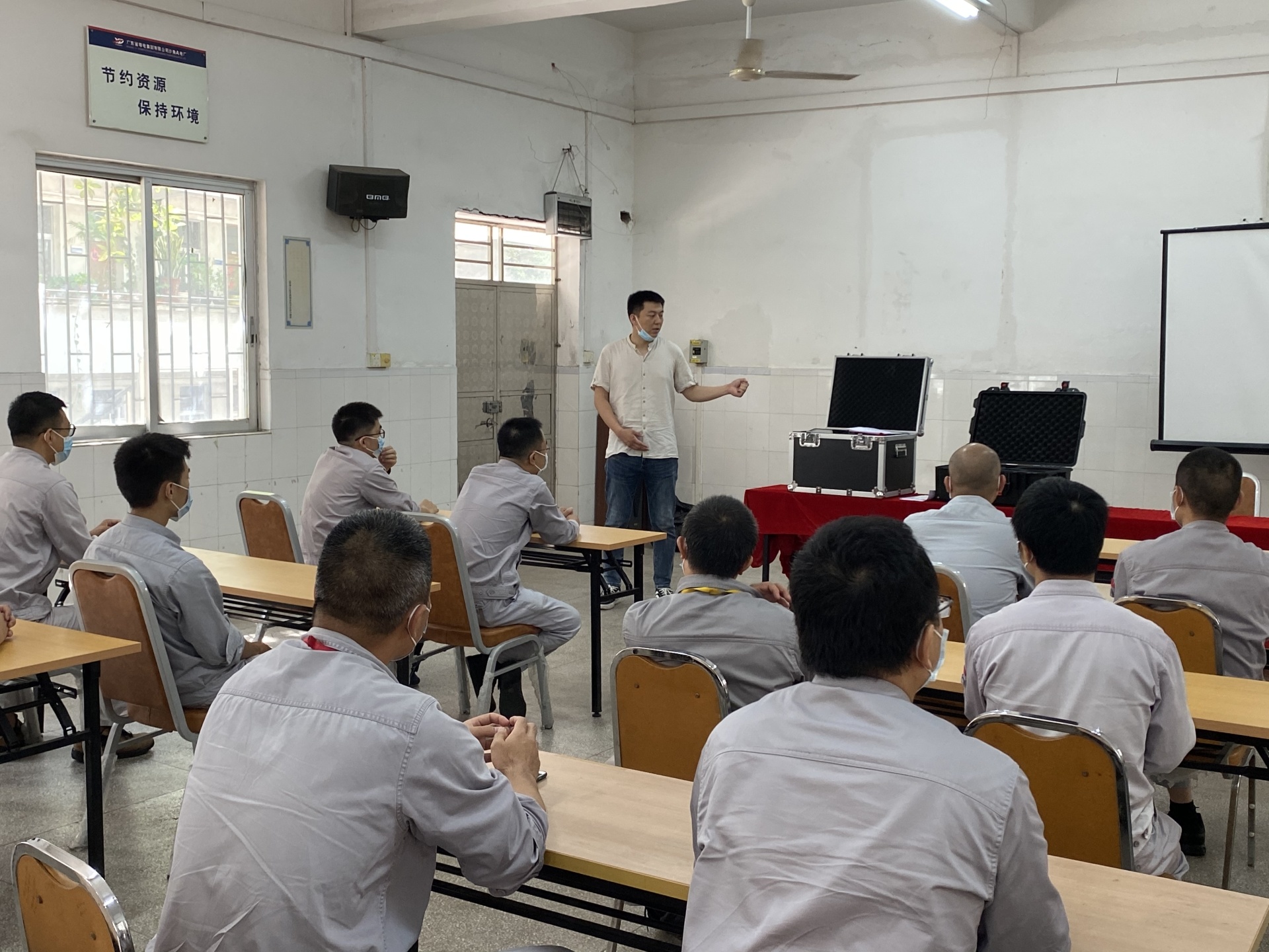 广州能源集团救援队雷达及音频生命探测仪交货培训