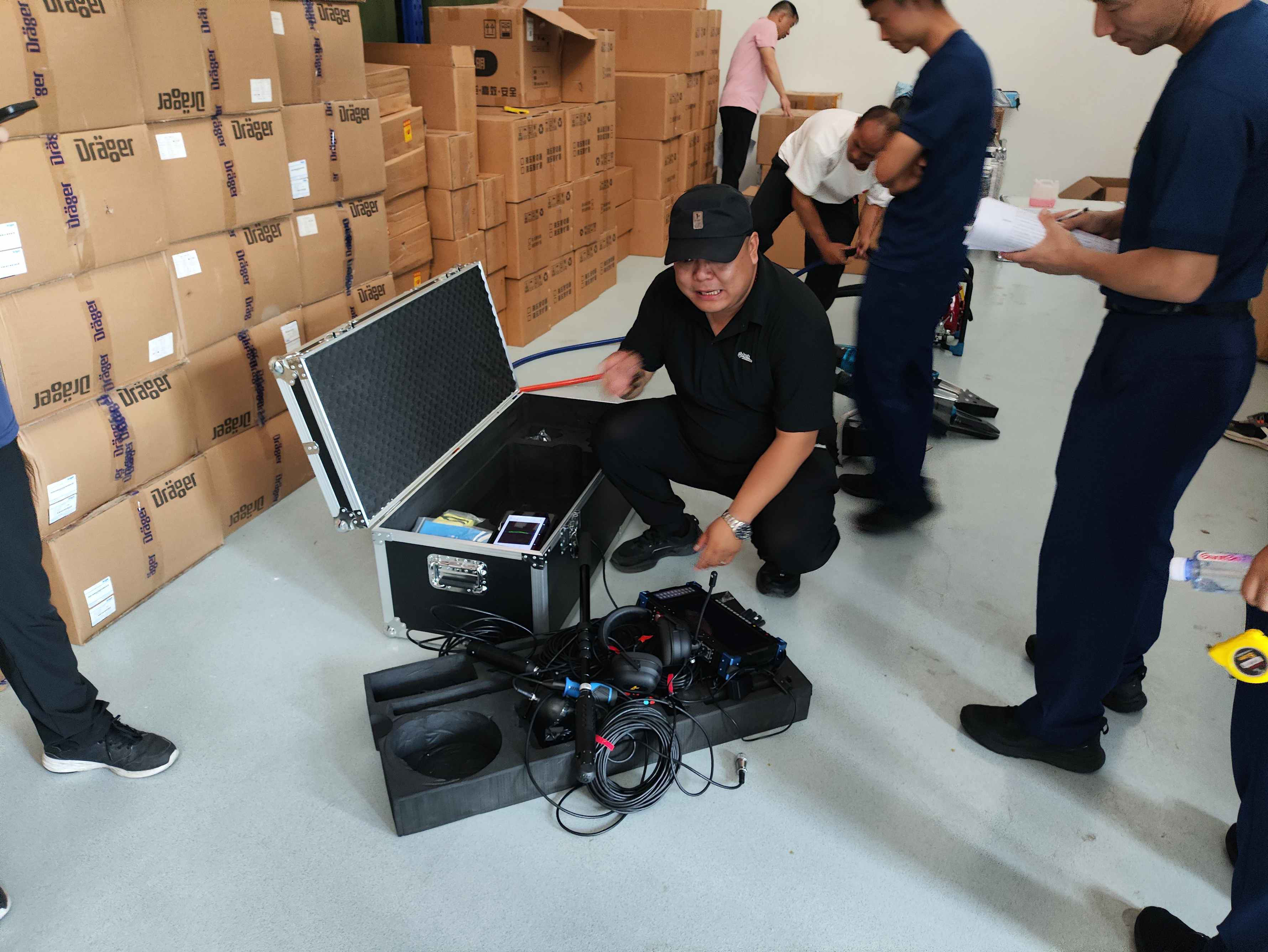 北京盛博蓝助力厦门安能救援大队复合雷达生命探测仪验收培训