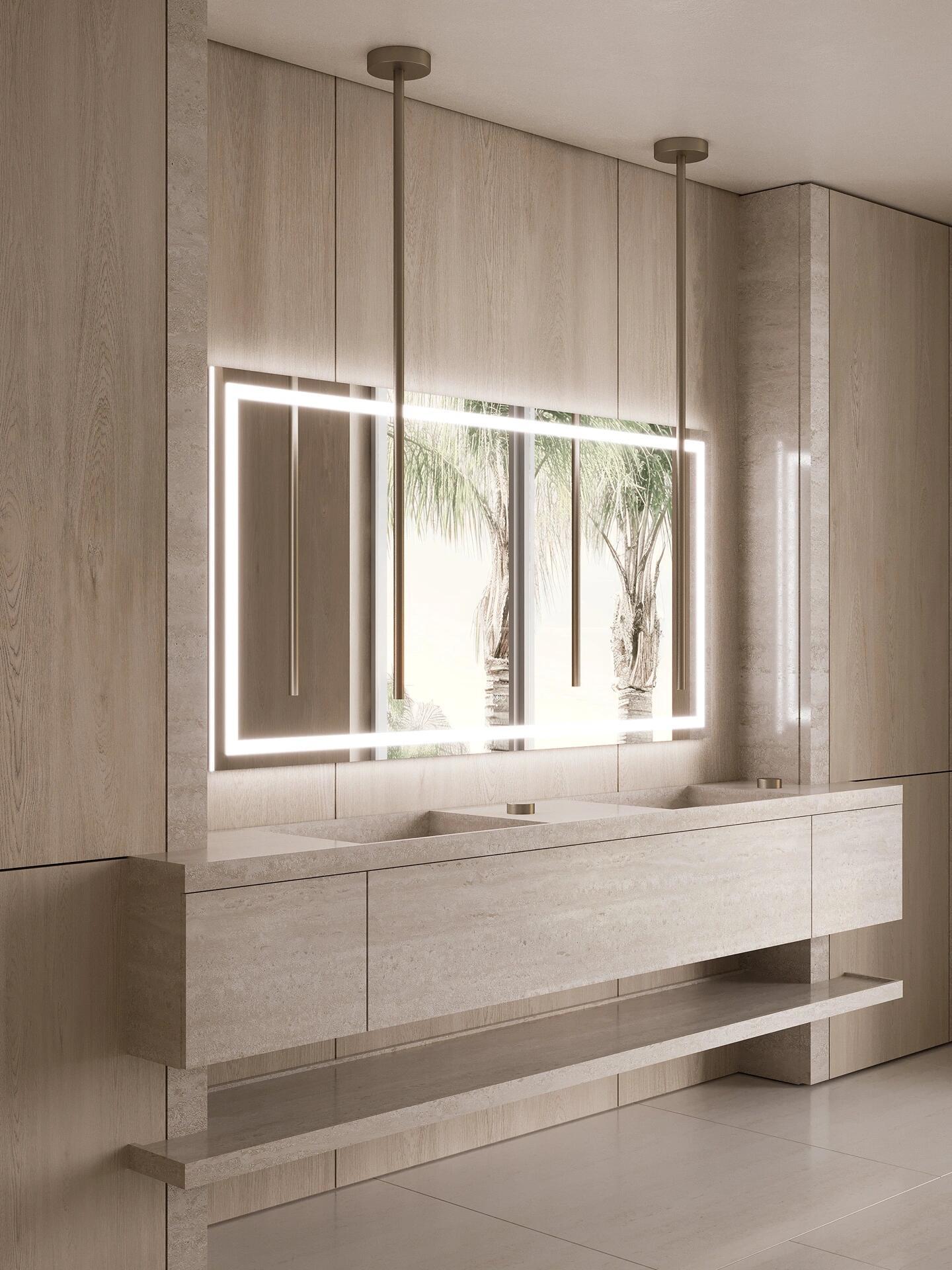 Super white travertine