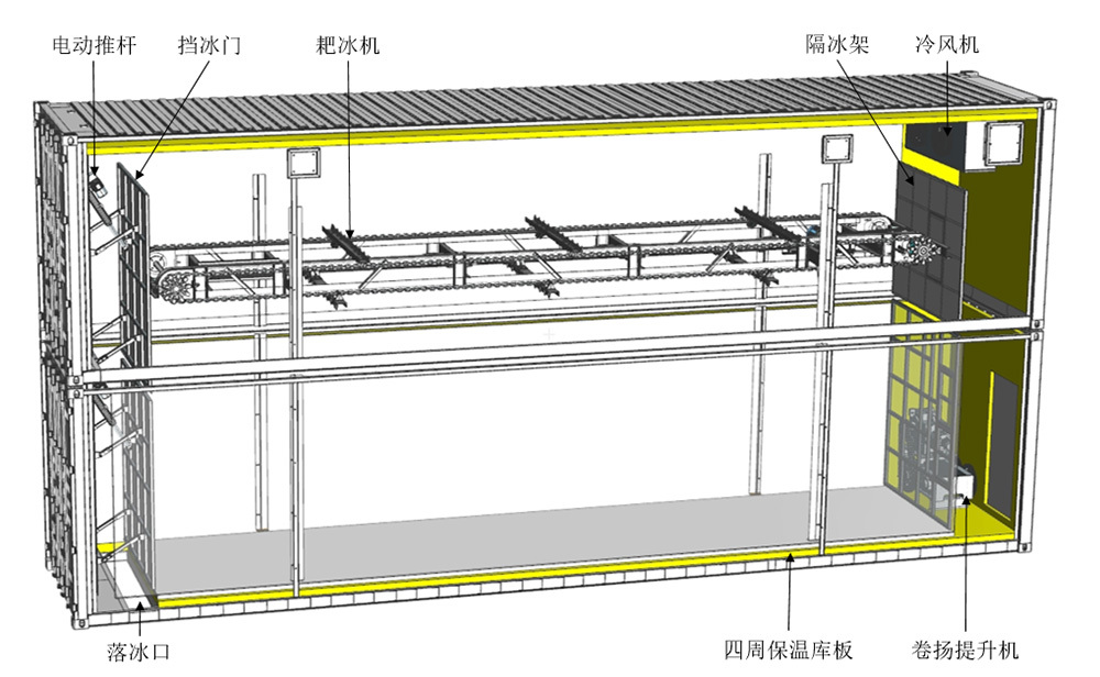 耙式自动储冰库