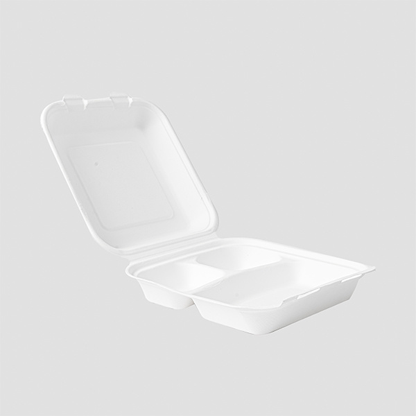 8" x 8" clamshell (3 compartment) 8" x 8" clamshell (3 compartment)
