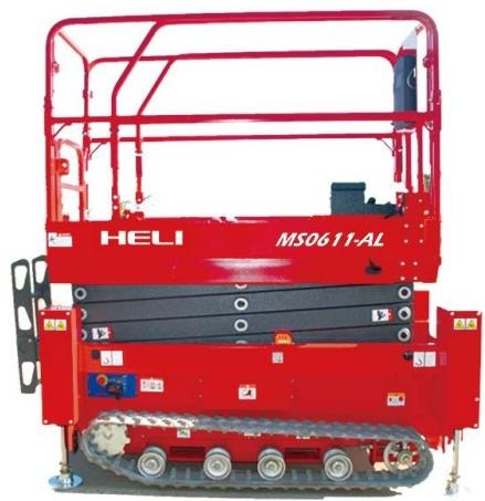 MS0611-AL crawler-type scissor lift