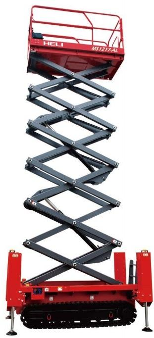 MS1217-AL self-propelled crawler scissor lift