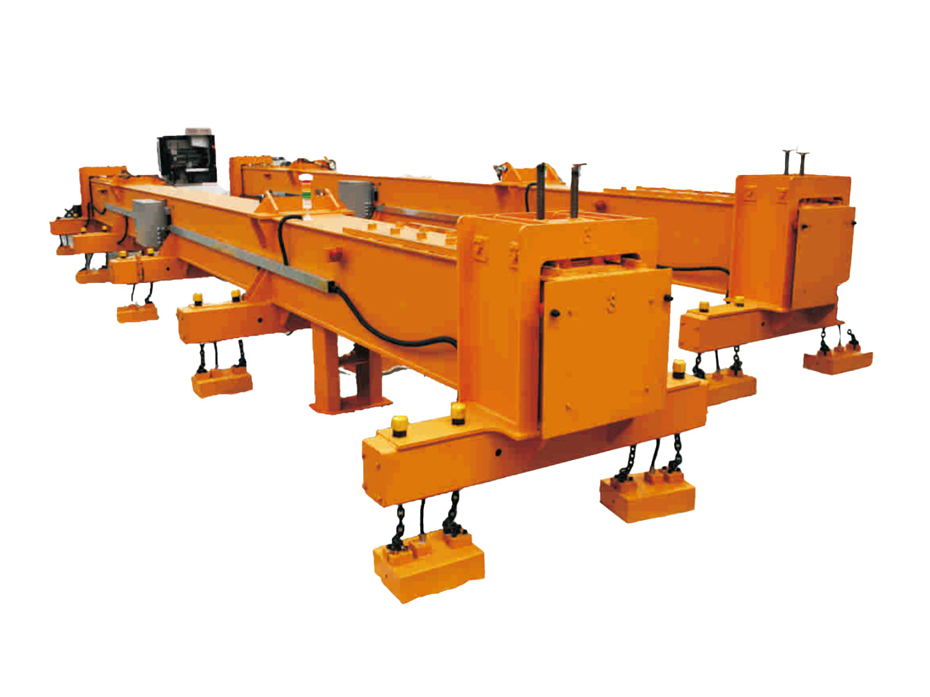 Steel plate lifting electro-magnetic permanent magnet chuck