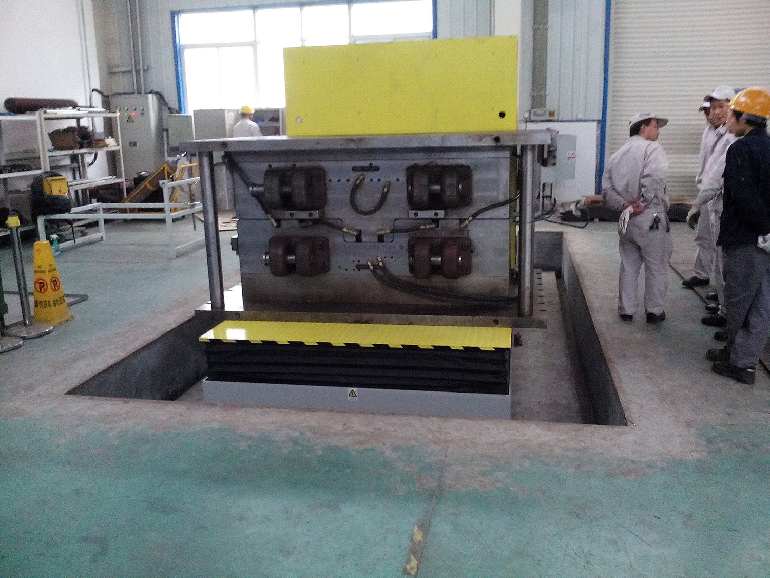 Tablet flip mold machine customer