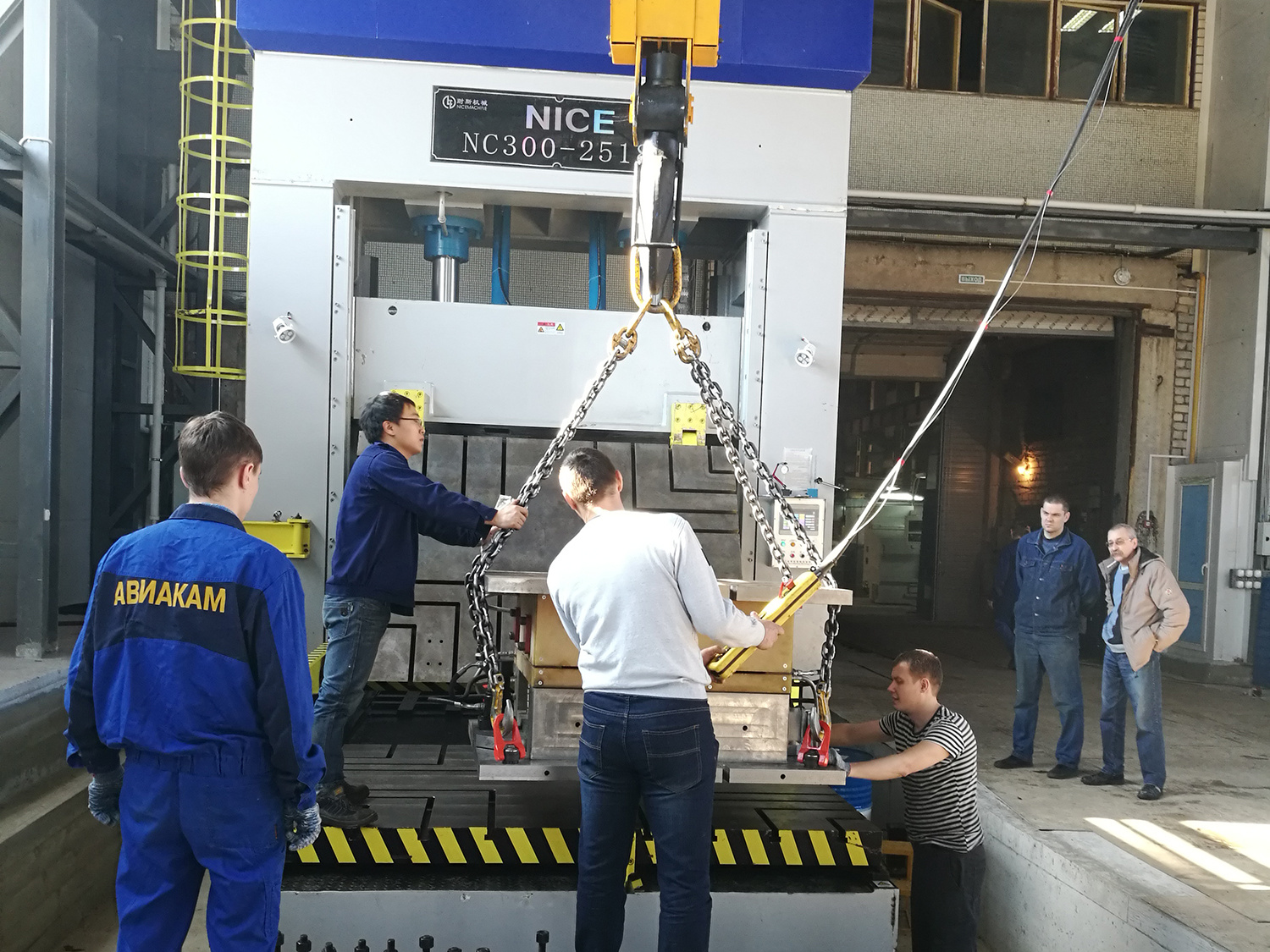 Russian mold machine customer