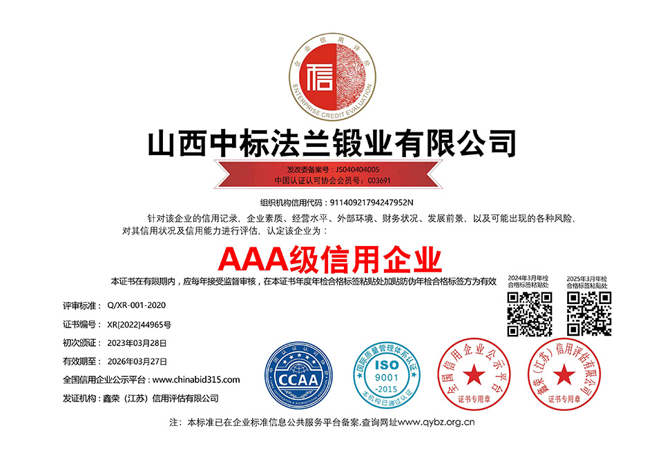 AAA-level credit enterprise bronze medal AAA-level credit enterprise bronze medal