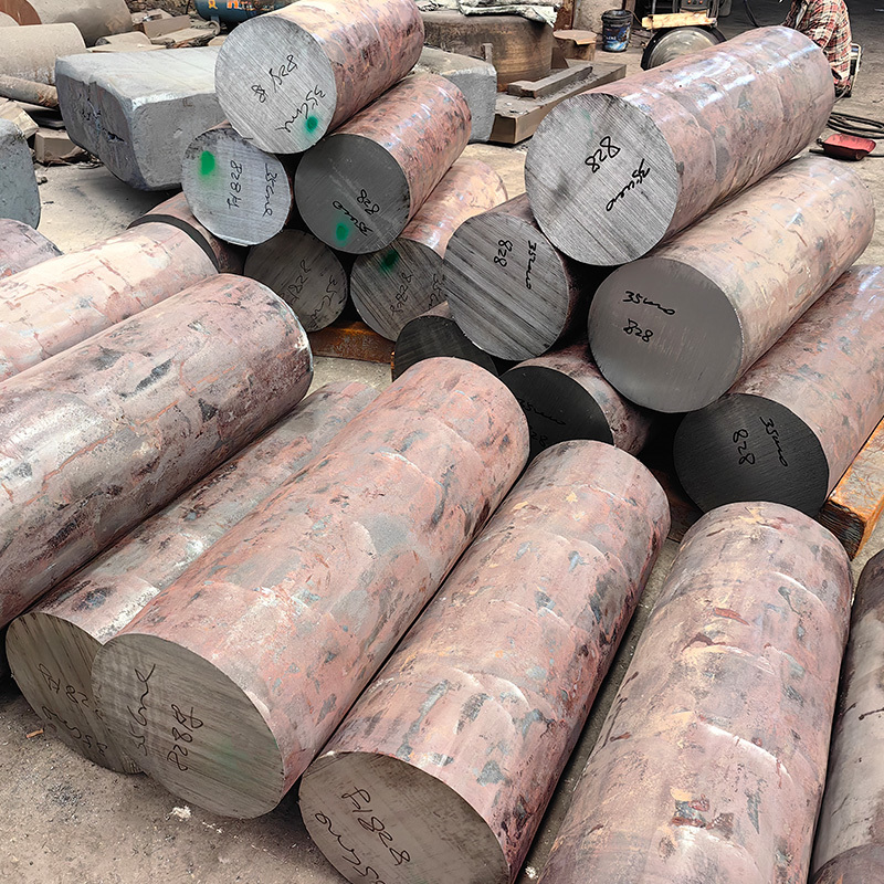 Forging round forgings
