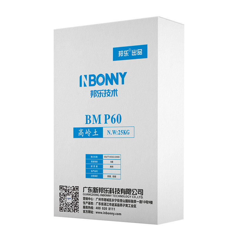 Fine-washed kaolin BM P60
