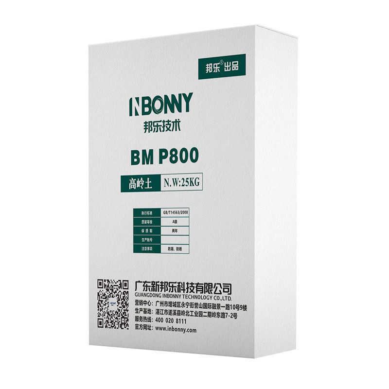 Fine-washed kaolin BM P800