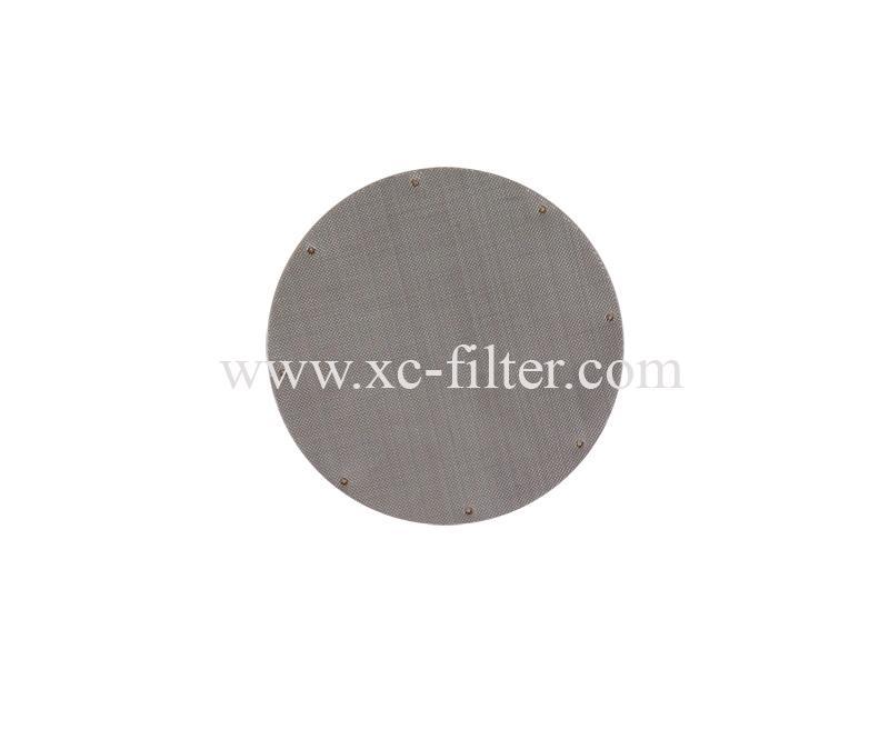 Round spot welding mesh