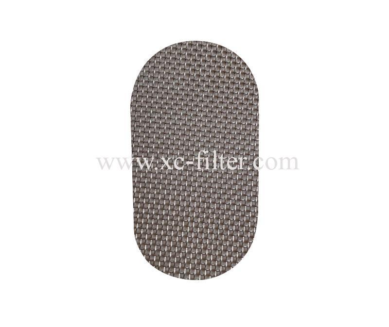 Oval shape plain weave