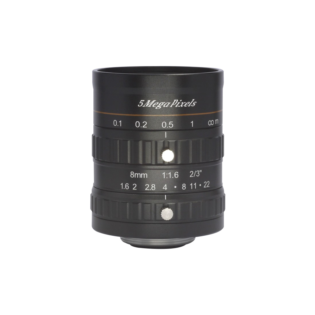 2/3'' 5MP 8mm 大光圈高解析度FA镜头