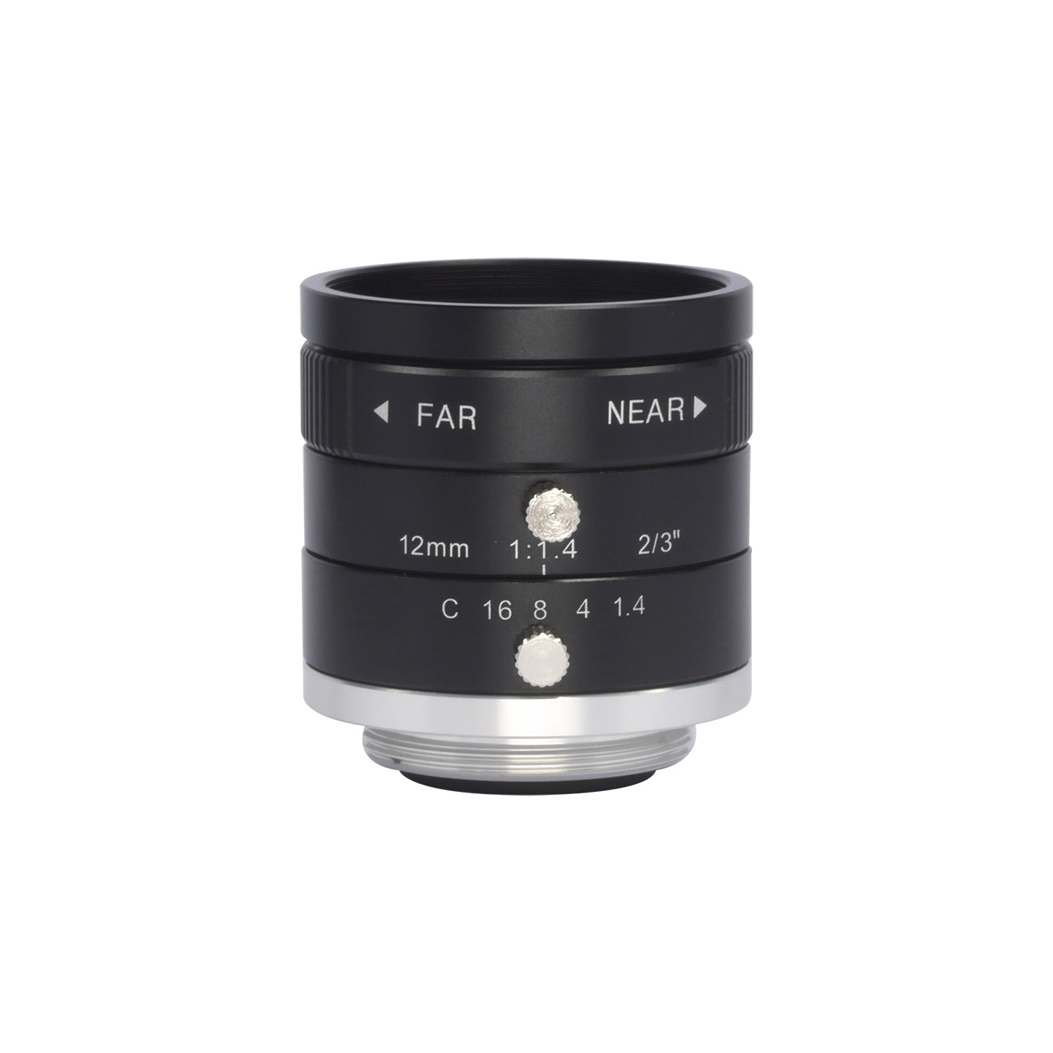 2/3'' 2MP 12mm large aperture high-resolution FA lens